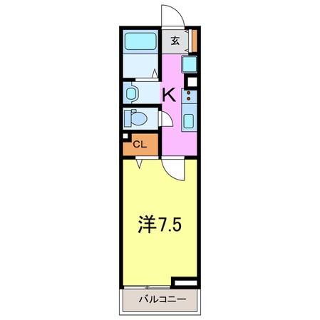 ウッドイン舳越の物件間取画像